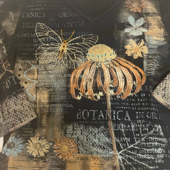 Vintage graphic quarter sleeve Y2K - Picture 2 of 4